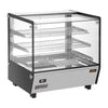 Apuro Square Countertop Heated Display Merchandiser 120L HW923-A