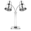 Apuro Double Heat Lamp Carving Station Stainless Steel 2x250W JA869-A