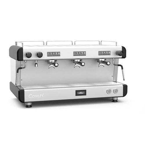 Conti CC100 3 Group Espresso Machine – Black commercial coffee machine