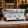Conti CC100 3 Group Espresso Machine – Red