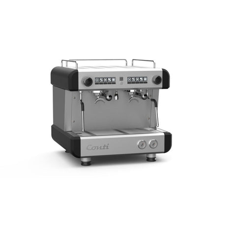 Conti CC100 2 Group Compact Espresso Machine – Black