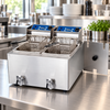 Birko Double Pan Bench Top Fryer 2 x 8Ltr 1001004