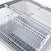 Bromic 191L Flat Top/Flat Glass Chest Freezer - CF0200FTFG-NR