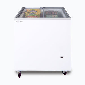 Bromic 191L Flat Top/Flat Glass Chest Freezer - CF0200FTFG-NR