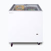 Bromic 191L Flat Top/Flat Glass Chest Freezer - CF0200FTFG-NR