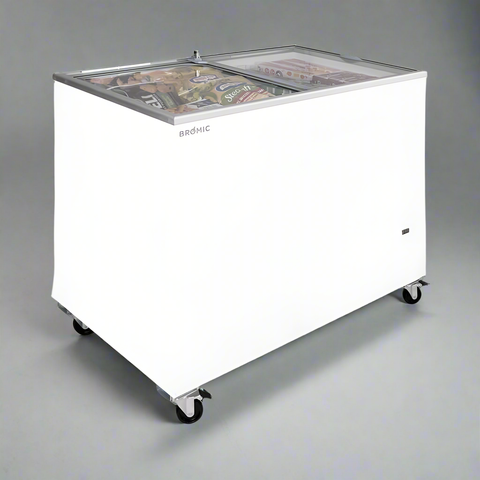 Bromic 296L Flat Top/Flat Glass Chest Freezer CF0300FTFG-NR