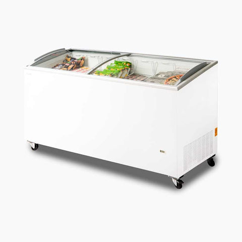 Bromic 555L Curved Glass Top Display Chest Freezer CF0600ATCG-NR