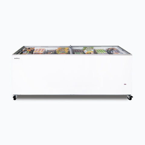 Bromic 670L Chest Freezer Flat Glass Top Display CF0700FTFG-NR