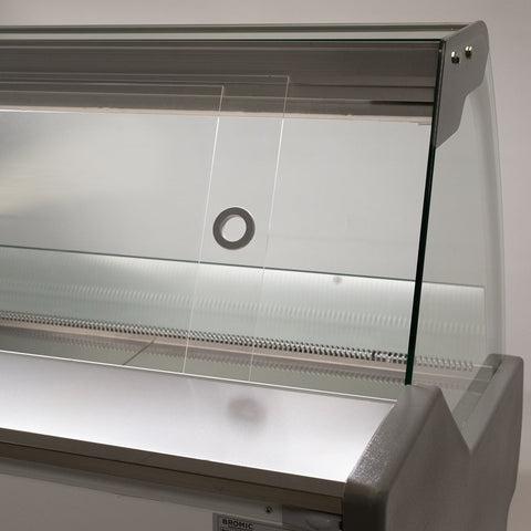 Bromic Curved Glass Deli Display 2580mm DD2500CG-NR