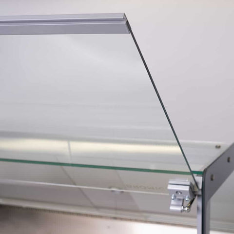 Bromic Square Glass Deli Display 2580mm DD2500SG-NR