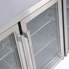 Bromic Under Bench 553L Display Fridge 4 Door Glass UBC2230GD-NR