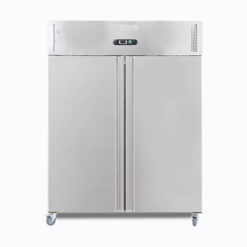 Bromic Upright 1300L Fridge 2 Doors Stainless UC1300SD-NR-1