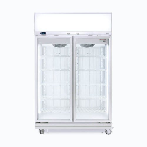Bromic 976L Upright Display Freezer w Lightbox UF1000LF
