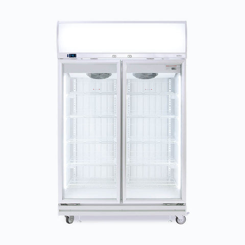 Bromic 976L Upright Display Freezer w Lightbox UF1000LF