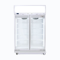 Bromic 976L Upright Display Freezer w Lightbox UF1000LF