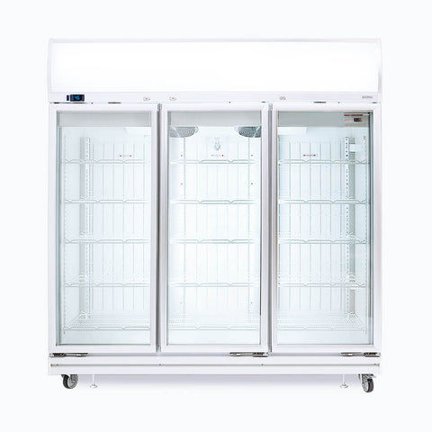 Bromic 1507L Three Door Fan Forced Freezer w Lightbox UF1500LF