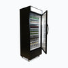 Bromic Upright 659L Display Fridge 1 Door Flat Glass Lightbox GM0690LB