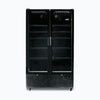 Bromic Upright 1126L Display Fridge 2 Door Flat Glass Black GM1100B-NR