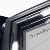 Bromic Upright 1126L Display Fridge 2 Door Flat Glass Black GM1100B-NR