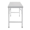 Vogue 1800mm Stainless Steel Folding Table