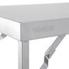 Vogue 1800mm Stainless Steel Folding Table