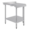 Vogue 600mm Stainless Steel Corner Table