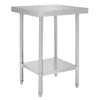 Vogue 600mm Premium Stainless Steel Prep Table