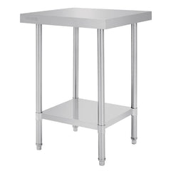 Vogue 600mm Premium Stainless Steel Prep Table