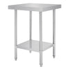 Vogue 600mm Premium Stainless Steel Prep Table