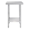 Vogue 600mm Premium Stainless Steel Prep Table