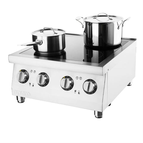Apuro 4 Zone Induction Hob 2x3kW CU558-A