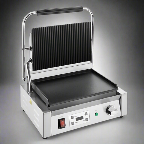 Apuro Extra Large Contact Grill Ribbed & Flat Plate CU609-A
