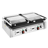 Apuro Double Contact Grill Flat Plates with Timer CU610-A
