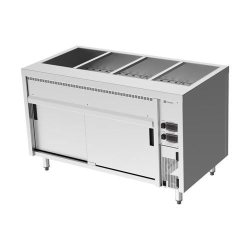 Culinaire CH.BMH.I.4 supplied island bain marie hot cupboard reference configuration