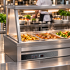 Culinaire CH.BM.D.GA.6 6 Bay Drop-In Bain Marie with Heated A-Frame Gantry