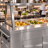 Culinaire CH.BMHM.GA.3 3 Bay Mobile Bain Marie Hot Cupboard with Heated A-Frame Gantry