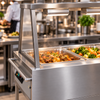 Culinaire CH.BMM.GA.4 4 Bay Mobile Bain Marie with Heated A-Frame Gantry