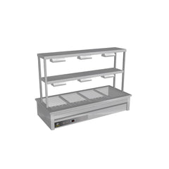 Culinaire CH.BM.D.GDD.4 supplied drop-in bain marie with double-heated 2-tier gantry reference configuration