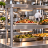 Culinaire CH.GDD.3 2-Tier Gantry with Both Shelves Heated — To Suit 3 Bay