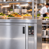Culinaire CH.HC.I.GDD.3 3 Bay Island Hot Cupboard with Double-Heated 2-Tier Gantry