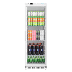 Polar C-Series 400L Upright White Display Fridge