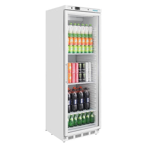 Polar C-Series 400L Upright White Display Fridge