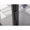 Polar C-Series Energy Efficient Curved Door Display Fridge Black 86L