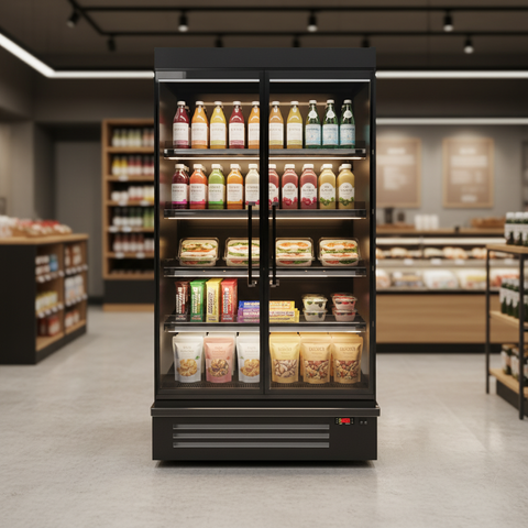 Bromic FHM1000HD-NR Full Height 2 Hinged Door Multideck Display Fridge - 938mm