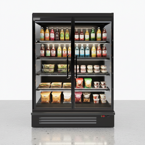 Bromic FHM1250HD-NR Full Height 2 Hinged Door Multideck Display Fridge - 1250mm