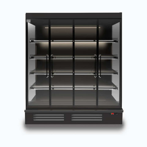 Bromic FHM1875HD-NR Full Height 4 Hinged Door Multideck Display Fridge - 1875mm