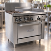 Garland 2 Open Top Burners, 600mm Griddle, GF36-2G24R NG