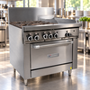 Garland 4 Open Top Burners, 300mm Griddle, GF36-4G12R NG
