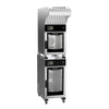 Giorik KNMEST.11.0610.L.SF.H 6 on 10 x 1/1 GN Electric Mini Touch Compact Combi Oven — Left Hand Door — Ventless Hood