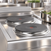 Giorik CE74TTT 4 x Round Hot Plates Electric Cooktop — Countertop